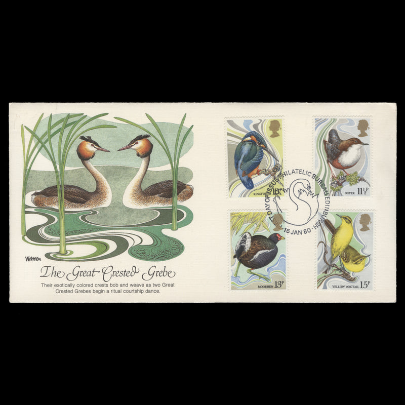 Great Britain 1980 Wild Bird Protection Act first day cover, EDINBURGH