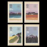 Great Britain 1983 Geographical Regions first day PHQ cards signed by the designer