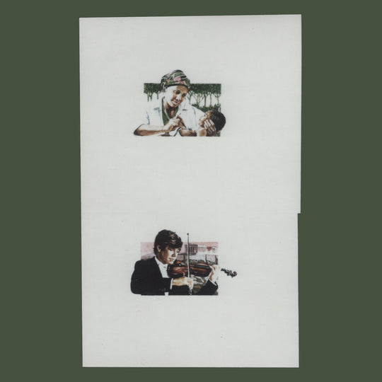 Great Britain 1984 British Council Anniversary composite photo proof of artwork