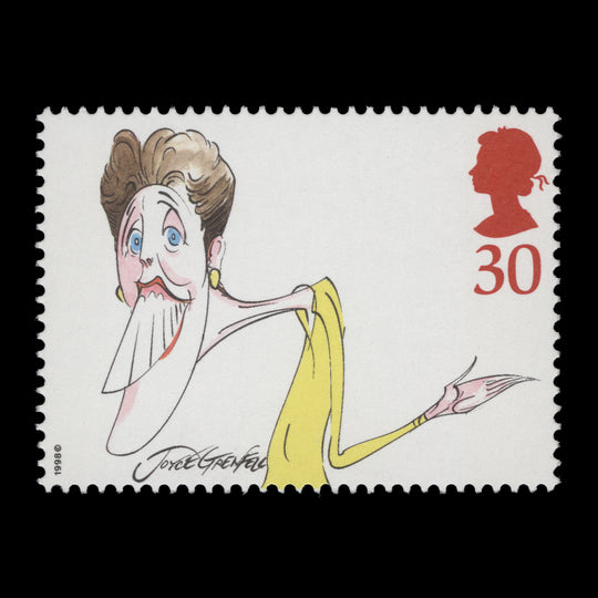 Great Britain 1998 (Variety) 30p Joyce Grenfell error of value