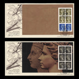 Great Britain 2000 Special by Design booklet panes on covers signed by designer