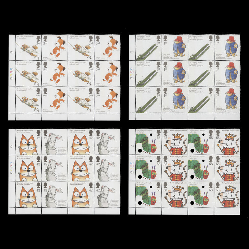 Great Britain 2006 (MNH) Animals Tales cylinder blocks