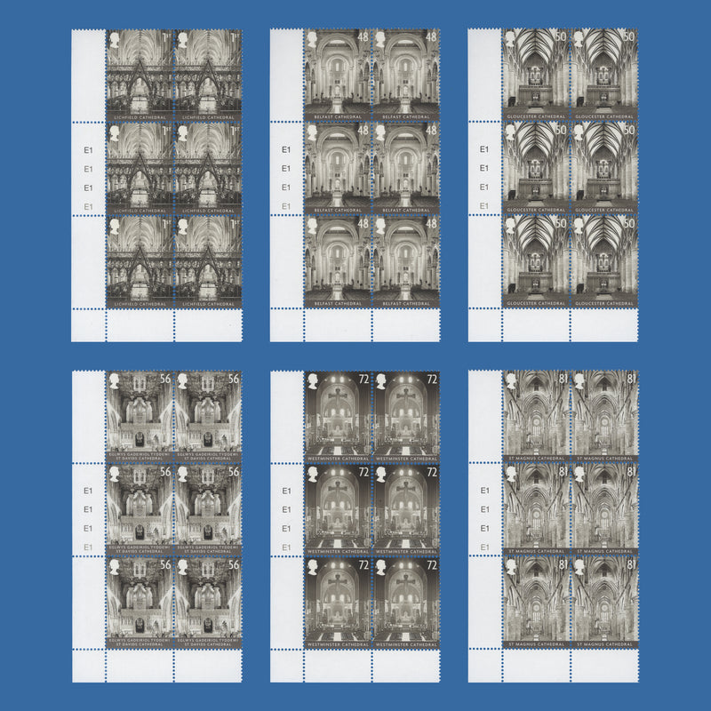 Great Britain 2008 (MNH) St Paul's Cathedral cylinder blocks