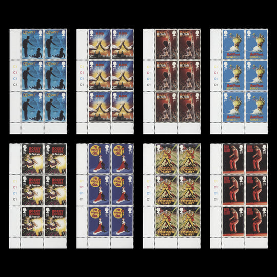 Great Britain 2011 (MNH) Musicals cylinder blocks