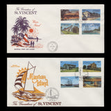 Grenadines of St Vincent 1974-77 Island Views first day covers