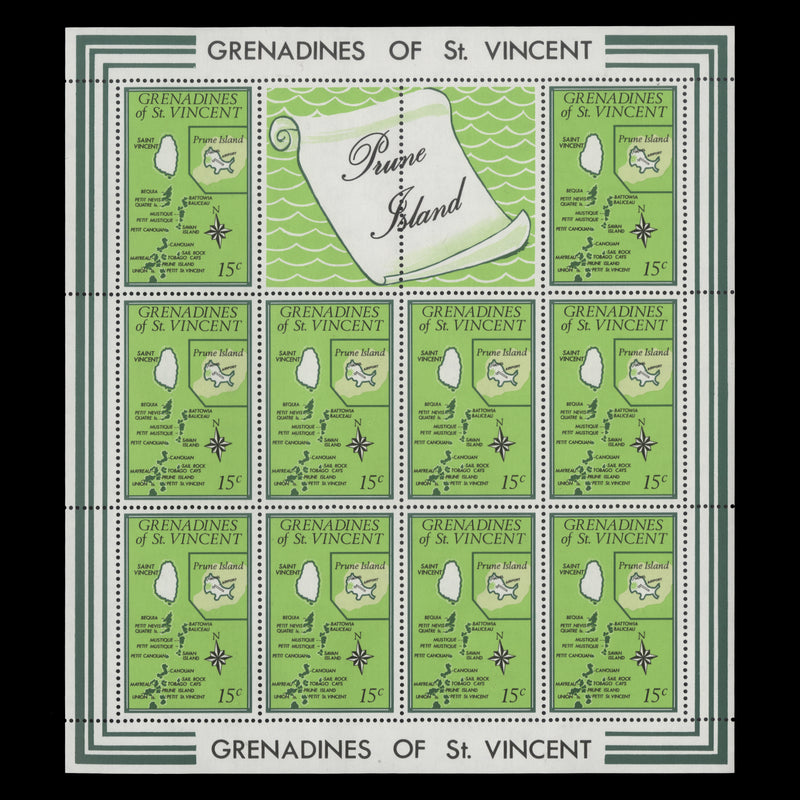 Grenadines of St Vincent 1974 (MNH) Maps sheetlets