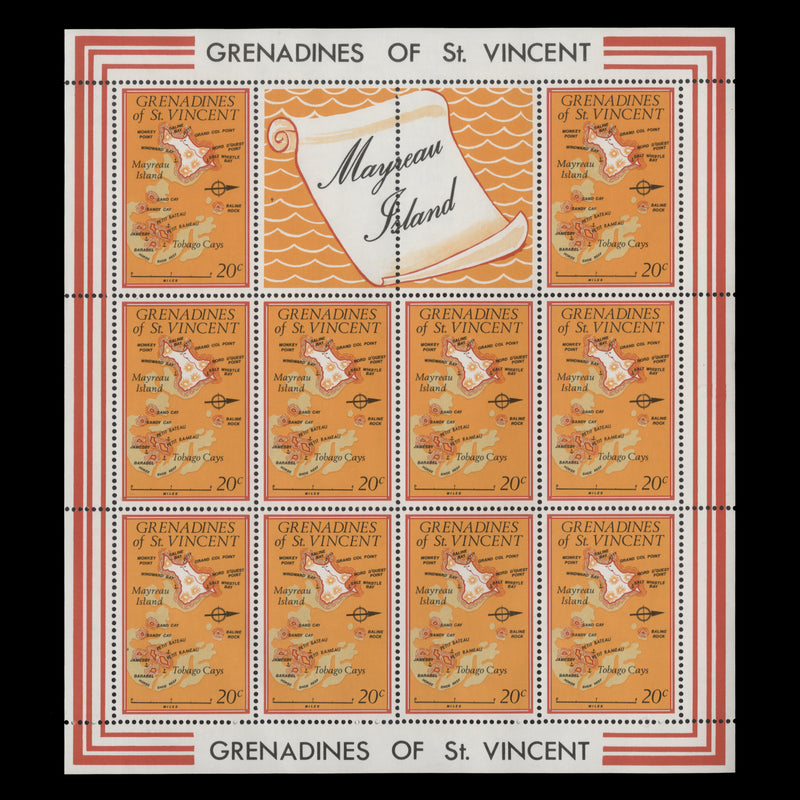 Grenadines of St Vincent 1974 (MNH) Maps sheetlets
