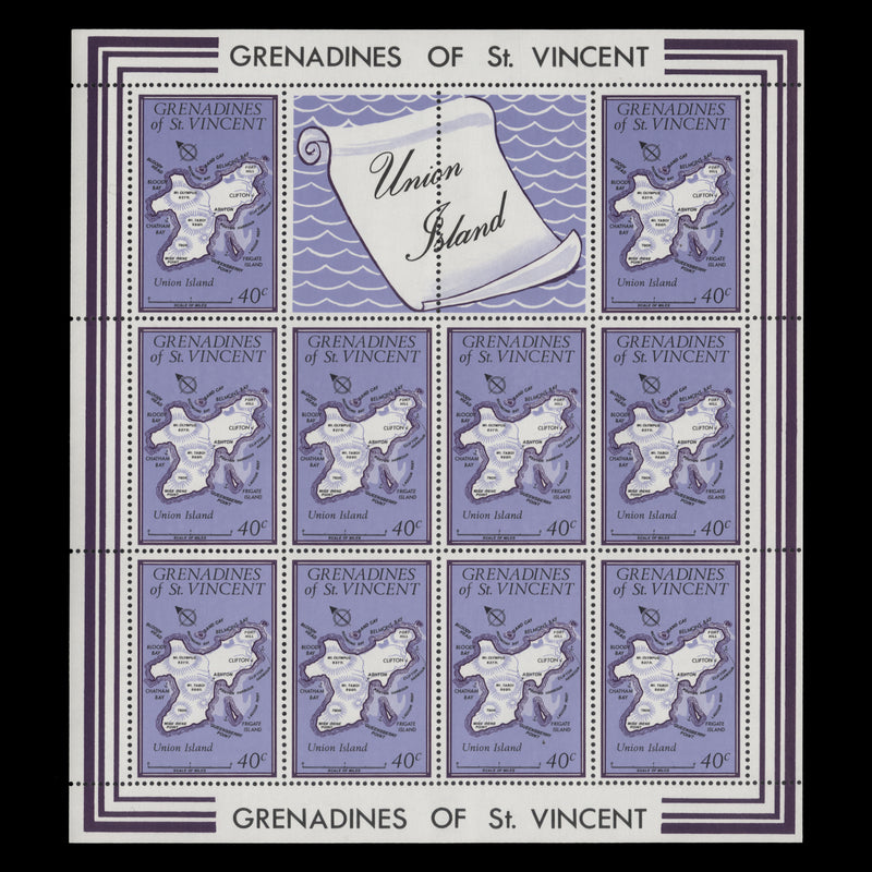 Grenadines of St Vincent 1974 (MNH) Maps sheetlets
