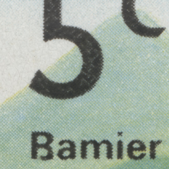 Grenadines of St Vincent 1974 (Variety) 5c Ramier plate block with 'B' for 'R' flaw