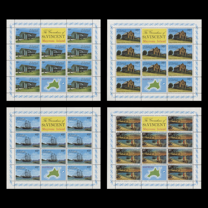 Grenadines of St Vincent 1976 (MNH) Mayreau Island sheetlets