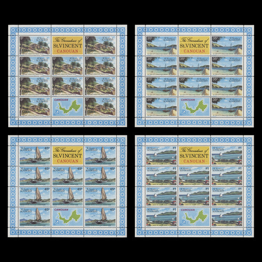 Grenadines of St Vincent 1977 (MNH) Canouan Island sheetlets