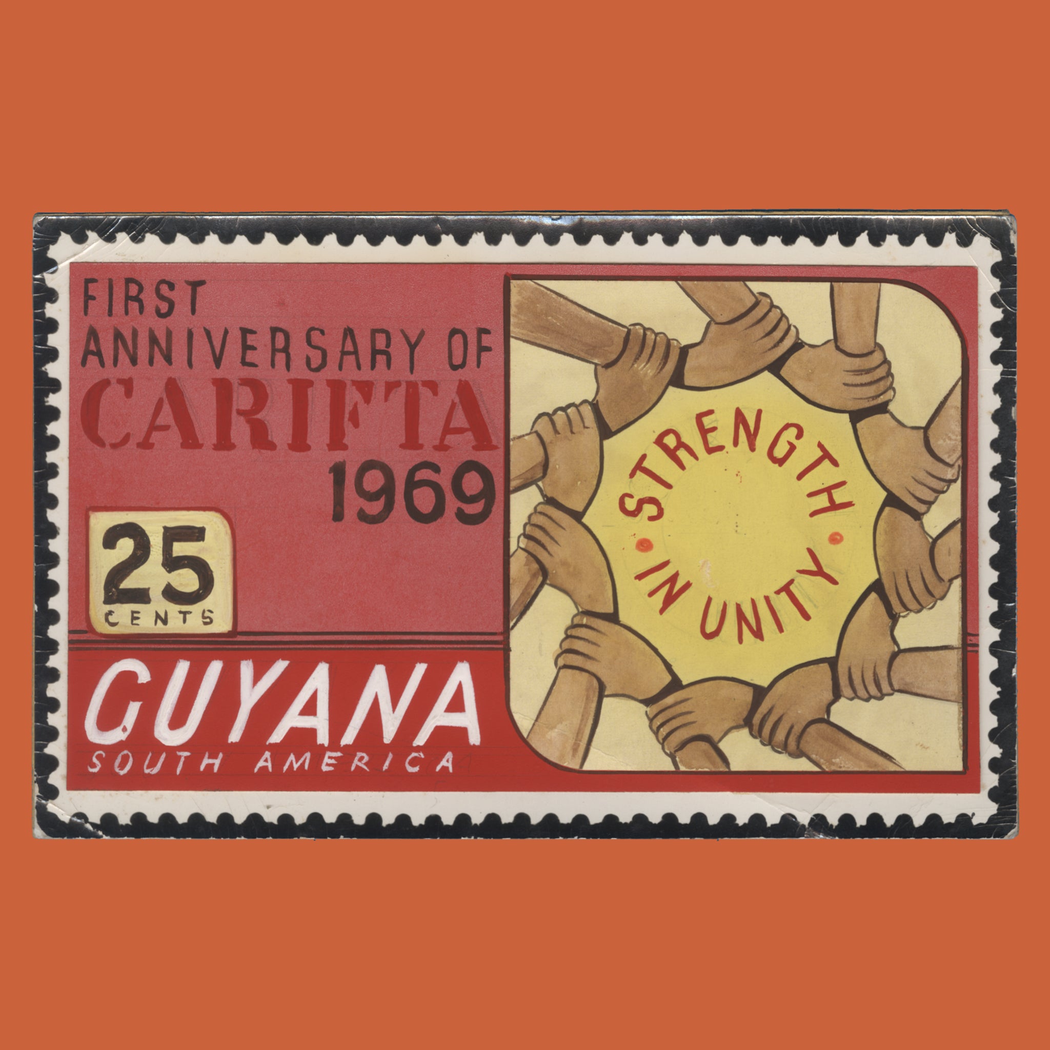 Guyana 1969 CARIFTA Anniversary watercolour essay – ZEBOOSE.COM