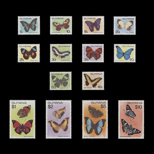Guyana 1978-80 (MNH) Butterflies definitives
