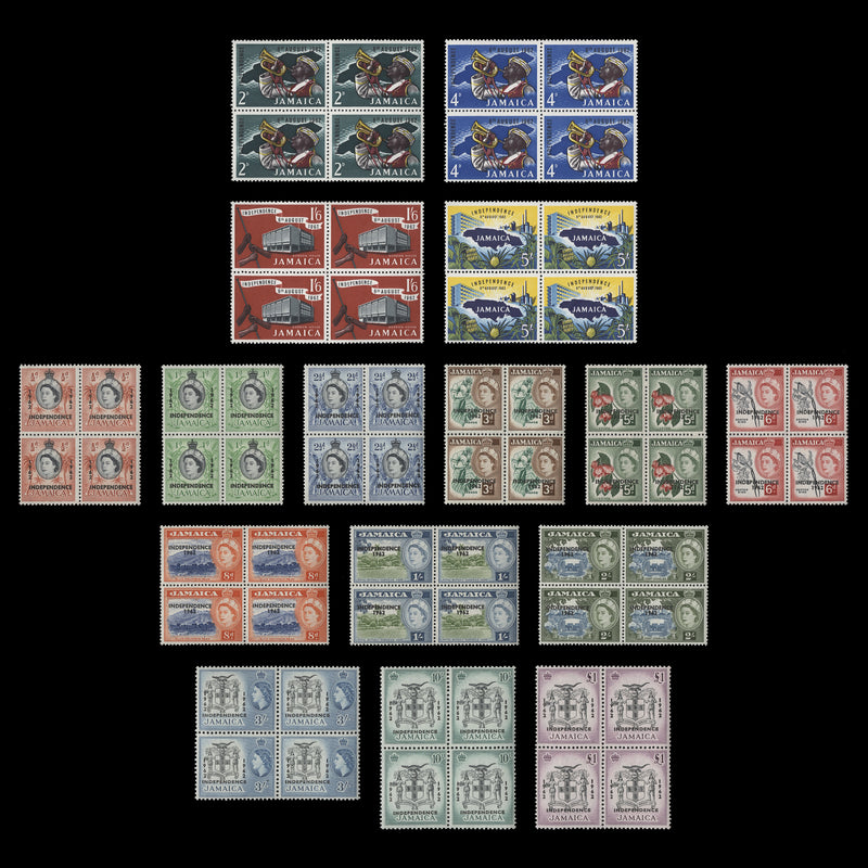 Jamaica 1962 (MNH) Independence blocks