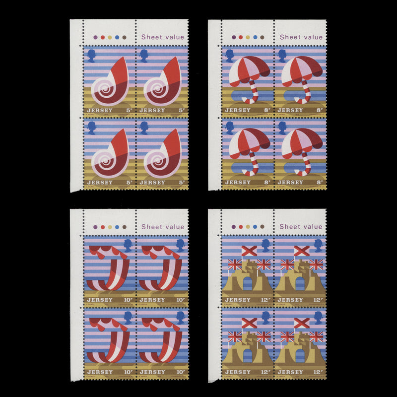 Jersey 1975 (MNH) Tourism traffic light blocks