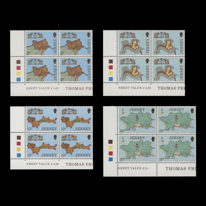 Jersey 1980 (MNH) Fortresses traffic light blocks