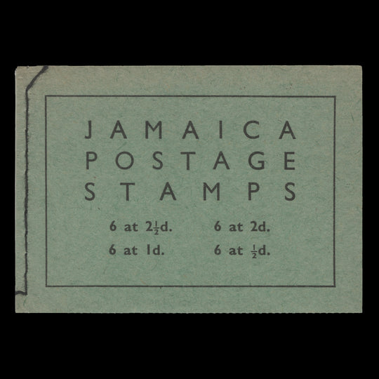 Jamaica 1956 3s Green stitched booklet
