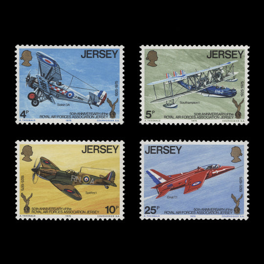 Jersey 1975 (MNH) Royal Air Forces Association set