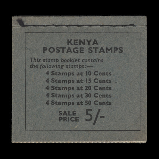 Kenya 1964 5s Bluish Grey stitched booklet