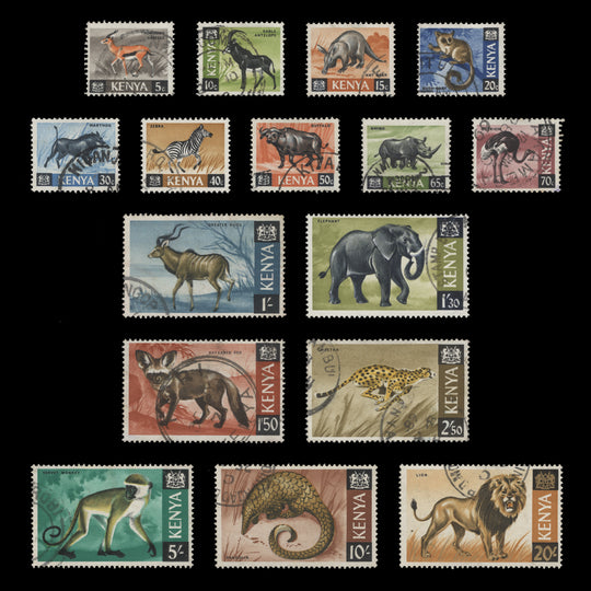 Kenya 1966-69 (Used) Wildlife Definitives
