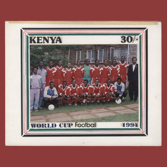 Kenya 1994 Harambee Stars/World Cup Football unadopted artwork