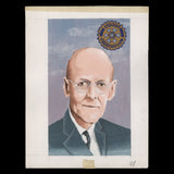 Kenya 1994 Paul Harris/Rotary Club Anniversary watercolour artwork