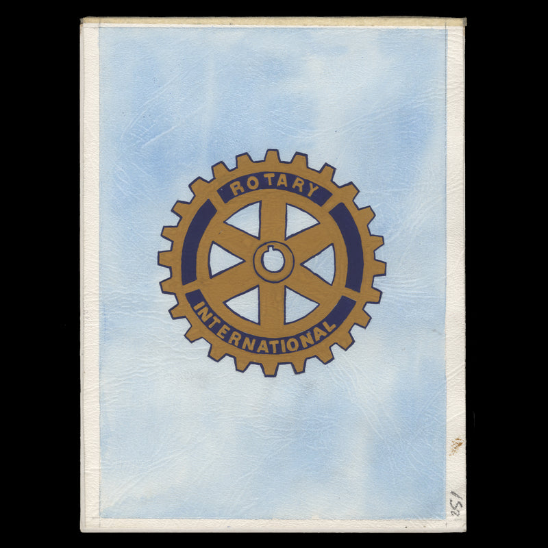 Kenya 1994 Rotary Logo/Rotary Club Anniversary watercolour artwork