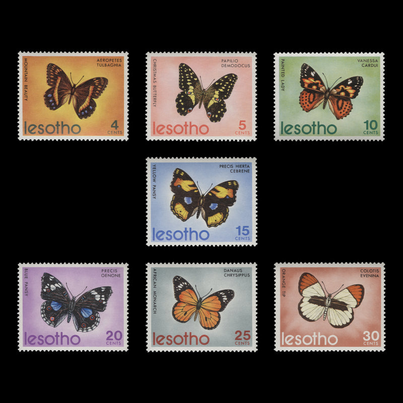 Lesotho 1973 (MNH) Christmas/Butterflies set