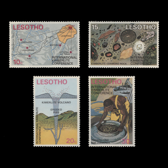 Lesotho 1973 (MNH) International Kimberlite Conference set