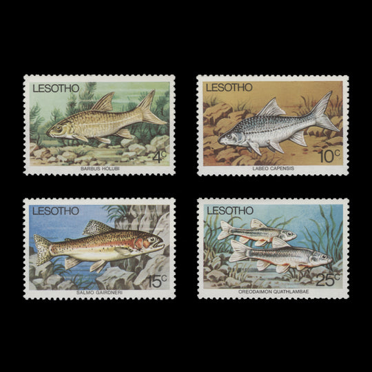Lesotho 1977 (MNH) Fish set