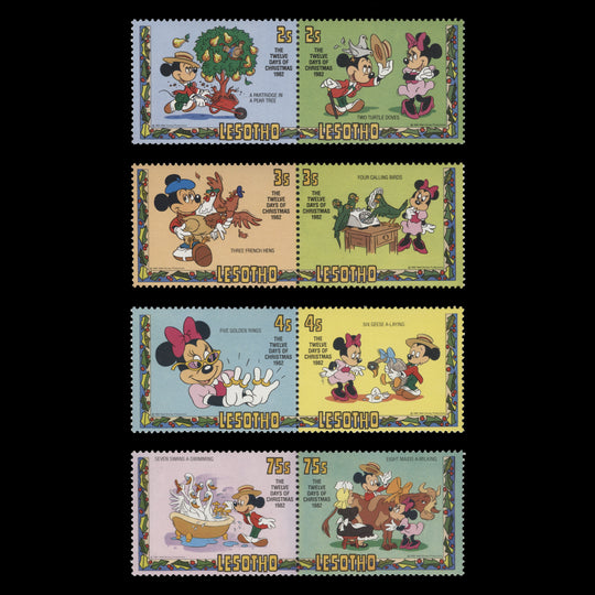 Lesotho 1982 (MNH) Disney/Christmas set