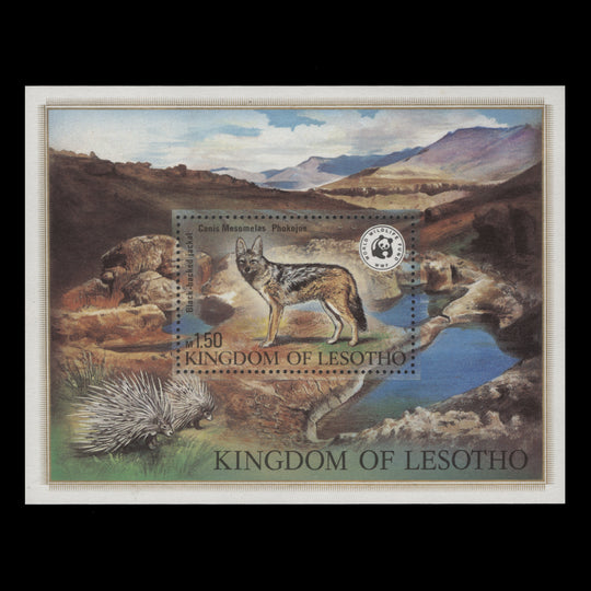 Lesotho 1982 (MNH) Wildlife miniature sheet