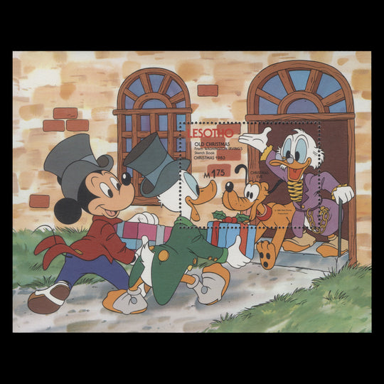 Lesotho 1983 (MNH) Disney/Christmas miniature sheet