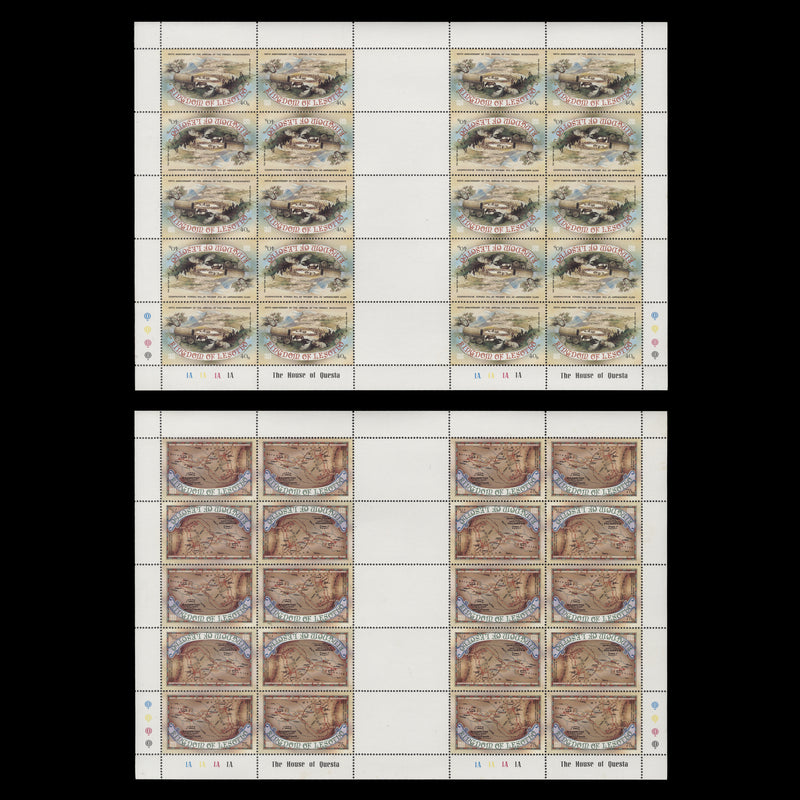 Lesotho 1983 (MNH) French Missionaries sheets of 20 stamps