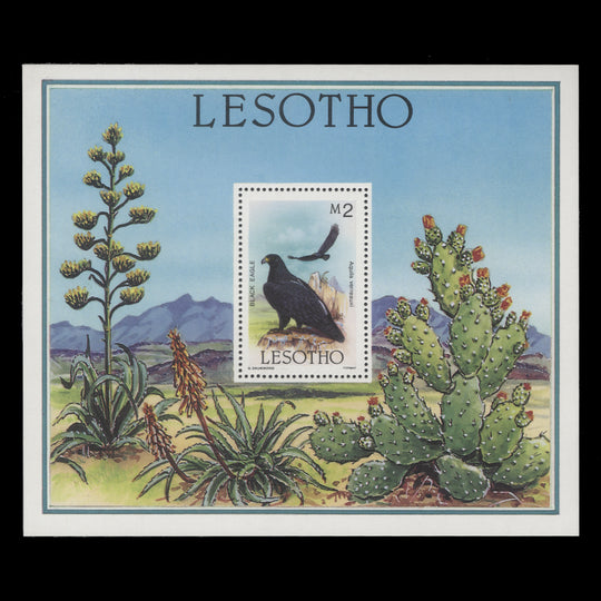 Lesotho 1986 (MNH) Flora & Fauna miniature sheet