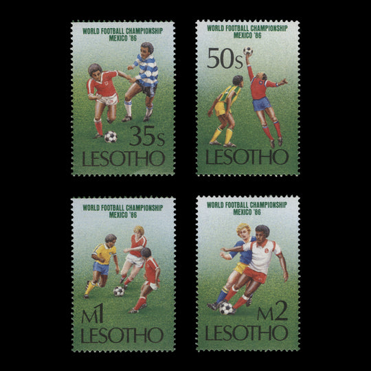 Lesotho 1986 (MNH) World Cup Football Championship, Mexico set