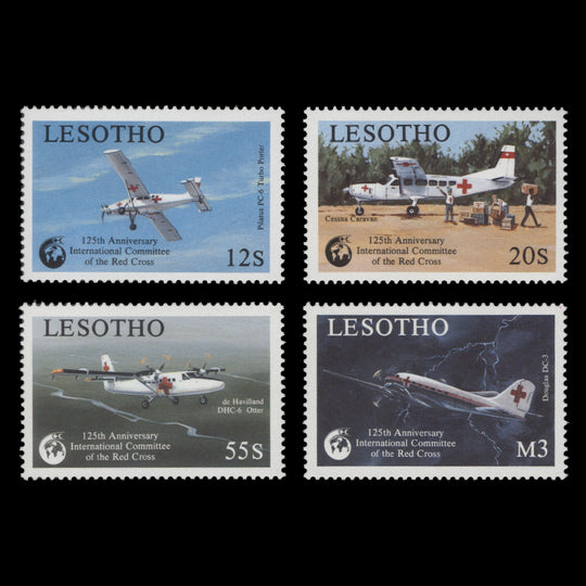 Lesotho 1989 (MNH) Red Cross Anniversary set