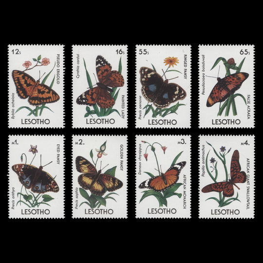 Lesotho 1990 (MNH) Butterflies set