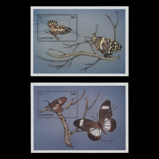Lesotho 1997 (MNH) Butterflies miniature sheets