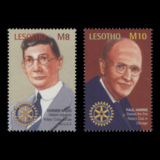 Lesotho 2002 (MNH) Rotary International Anniversary set