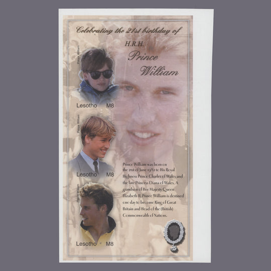 Lesotho 2004 Prince William's Birthday imperf miniature sheet
