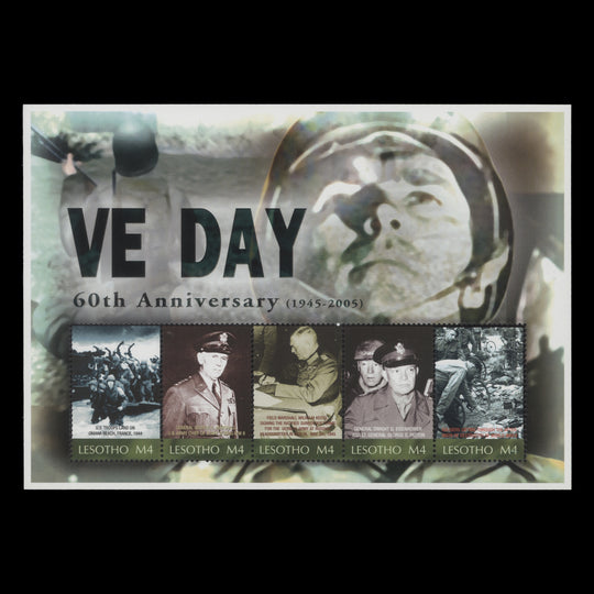 Lesotho 2005 (MNH) VE Day sheetlet