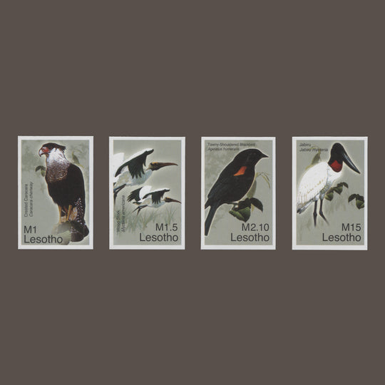 Lesotho 2007 Birds imperforate proof singles