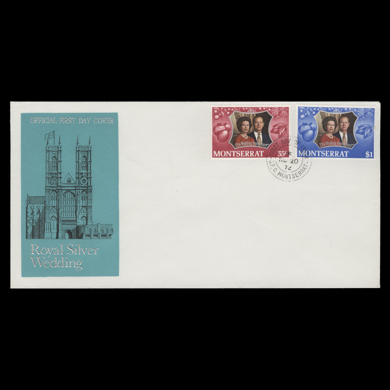 Montserrat 1972 Royal Silver Wedding first day cover