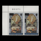 Montserrat 1976 (Variety) 40c/35c Easter pair with damaged '4'