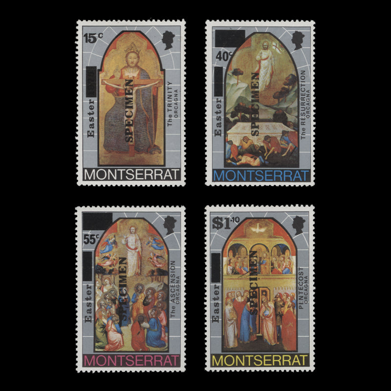 Montserrat 1976 (MNH) Easter SPECIMEN set