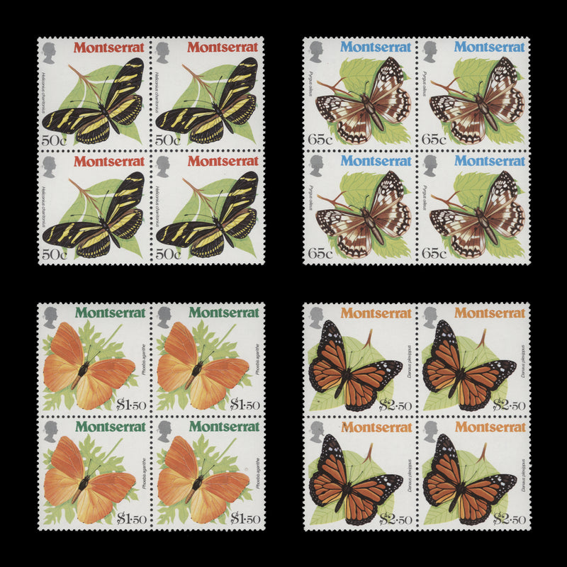Montserrat 1981 (MNH) Butterflies blocks