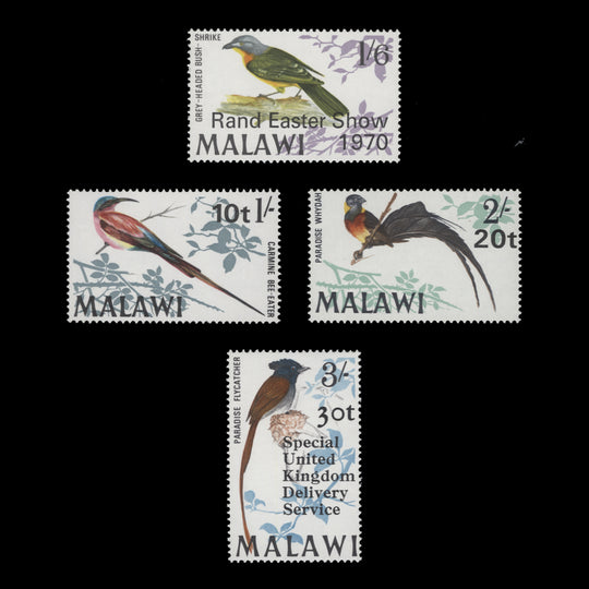 Malawi 1970-71 (MNH) Birds provisionals