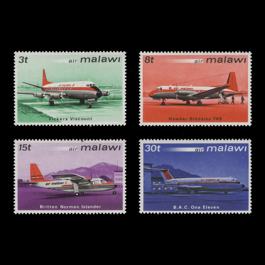 Malawi 1972 (MNH) Aircraft set