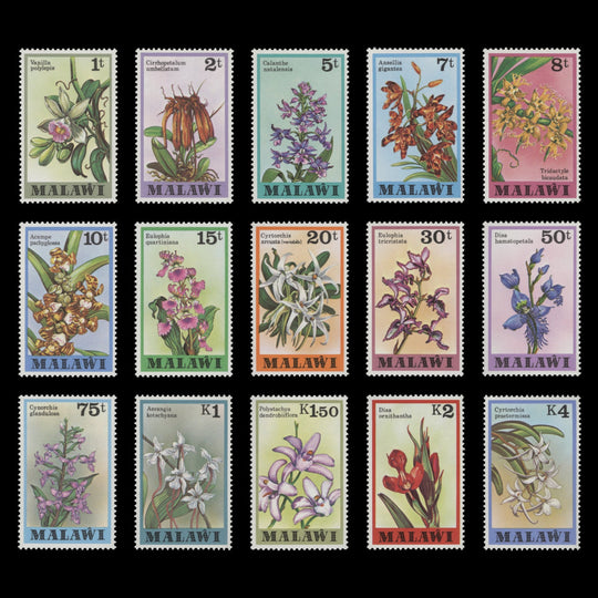 Malawi 1979 (MNH) Orchids definitives